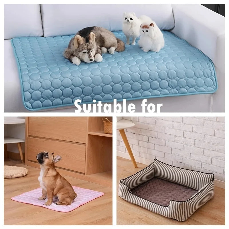 Dog Cooling Mat – Self-Cooling Pet Pad for Summer Comfort