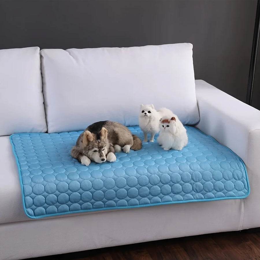Dog Cooling Mat – Self-Cooling Pet Pad for Summer Comfort