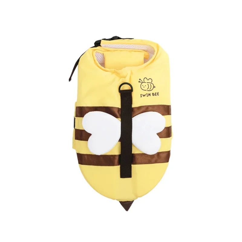 Little Bee Dog Life Jacket – Waterproof Swimsuit & Safety Harness