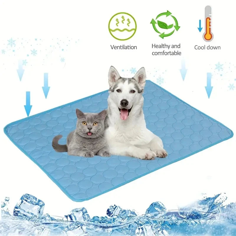 Dog Cooling Mat – Self-Cooling Pet Pad for Summer Comfort