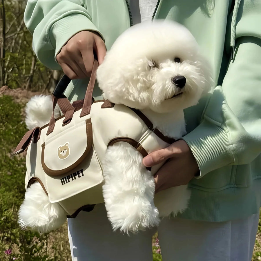 Portable Dog Carrier Backpack – Hands-Free Crossbody Pet Travel Bag