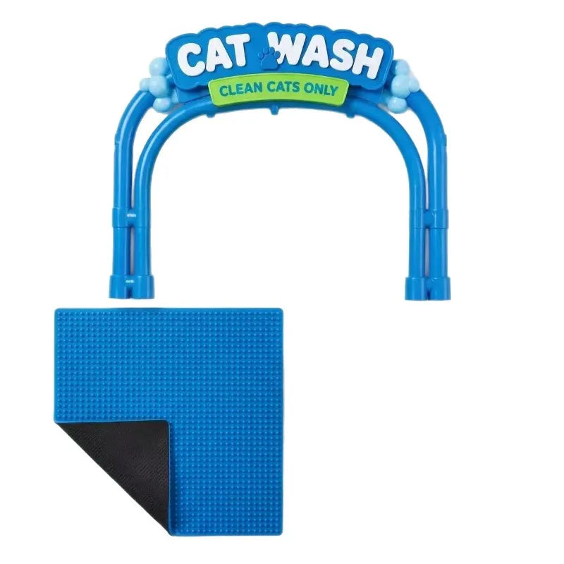 Cat Self Grooming Wash Station Interactive Cat Massage Brush Toy Hair Removal Pet Grooming Supplies for Kitten