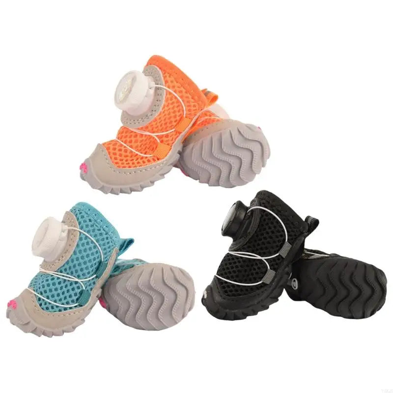 PawGuard Cozy Button Shoes – Lightweight Oxford Sole Dog Sneakers
