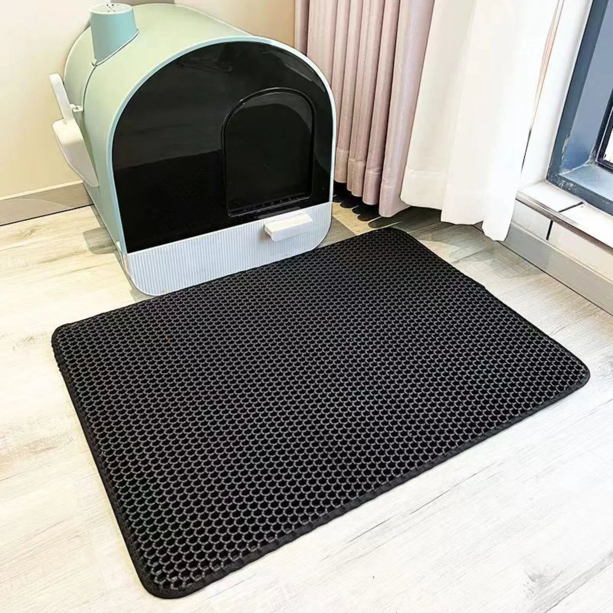 Extra Large Cat Litter Mat – Waterproof Double Layer Non-Slip Floor Protector
