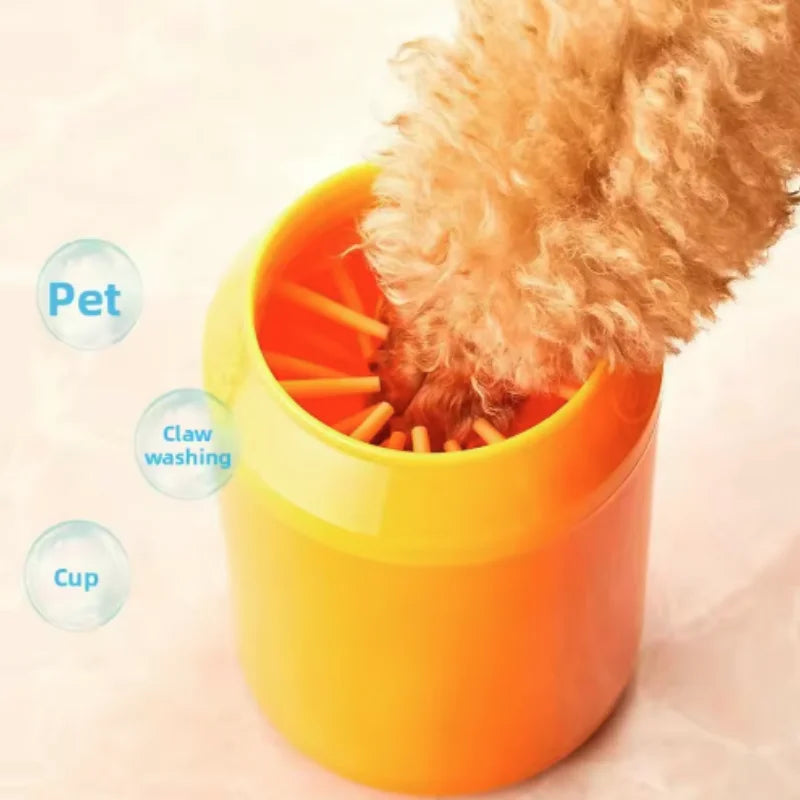 Dog Paw Cleaner Cup – Portable Silicone Paw Washer for Dogs