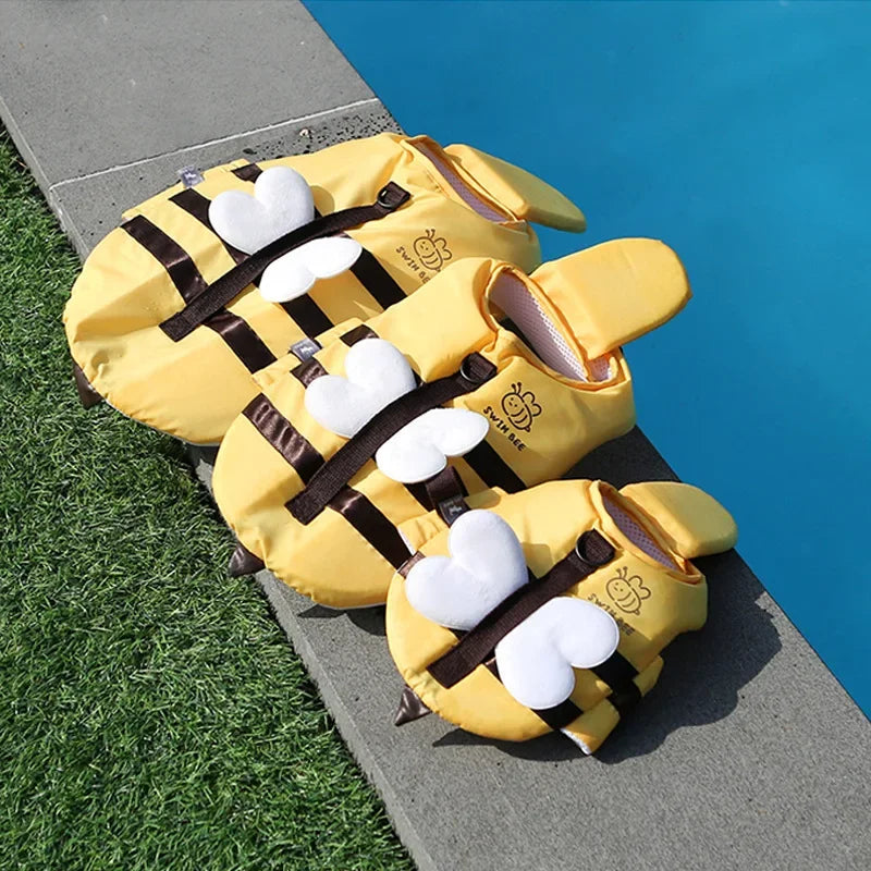 Little Bee Dog Life Jacket – Waterproof Swimsuit & Safety Harness