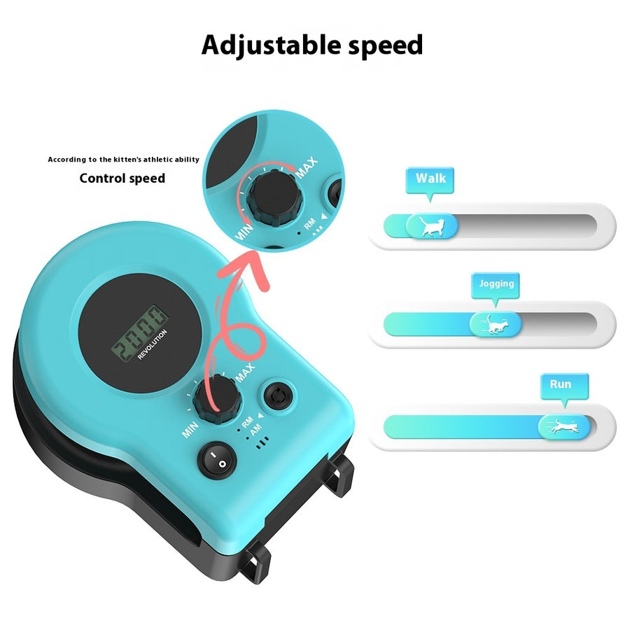 Smart Automatic Cat Laser Toy – USB Rechargeable, 3-Point Anchor System