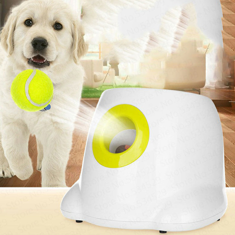 Automatic Dog Ball Launcher – Interactive Tennis Ball Fetch Machine
