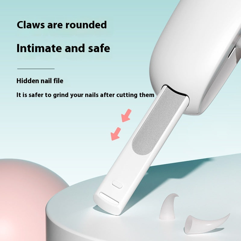 Gravity Push Cat Nail Clippers – Adjustable Aperture Nail Scissors for Cats