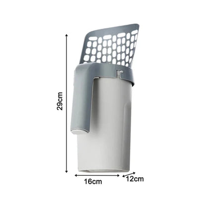 Gray wall light fixture with dimensions indicated on a white background