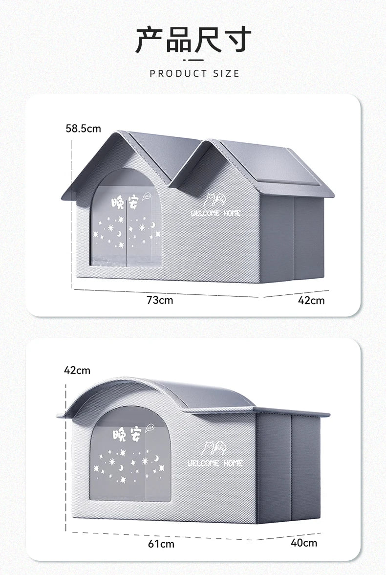 Pet Castle Cat Air Conditioning House - insulated cooling nest for cats with ice pack kit